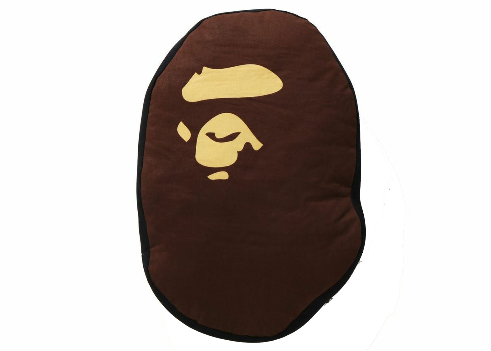 BAPE Ape Head Cushion Brown/Black
