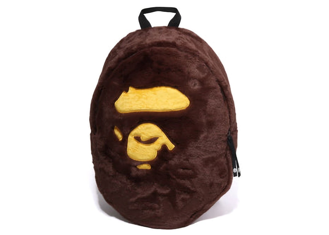Pre-owned Bape Ape Head Day Pack Backpack Brown
