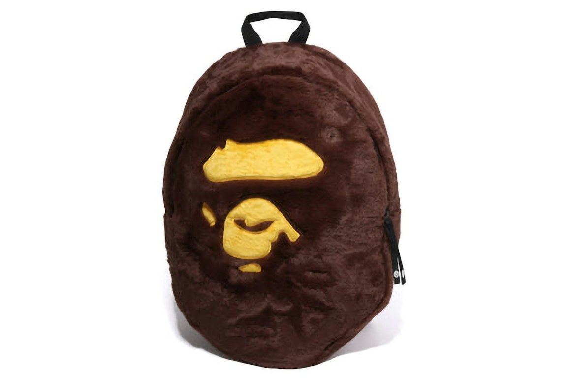 Pre-owned Bape Ape Head Day Pack Backpack Brown