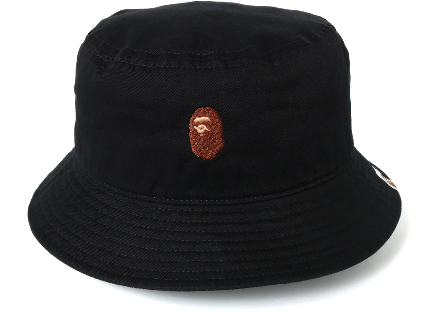 BAPE Ape Head Embroidery Bucket Hat Black Men's - SS19 - US