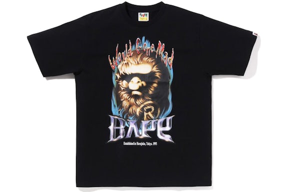 BAPE Ape Head Mad T-Shirt Schwarz
