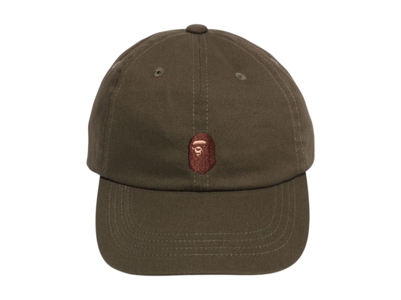 BAPE Ape Head One Point Cap Olivedrab - SS25 - JP