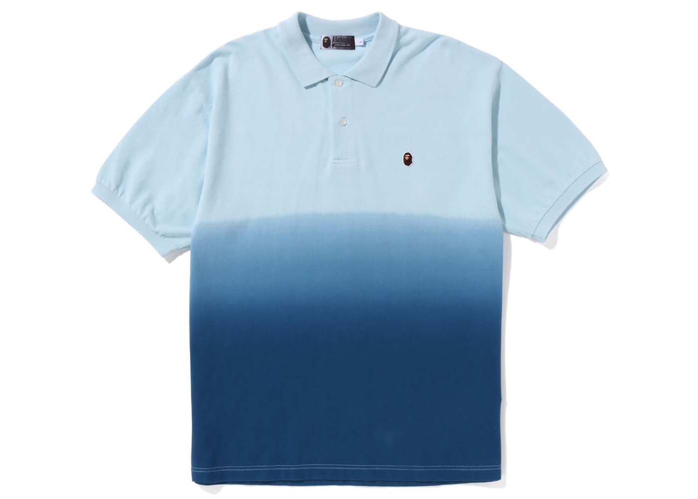 BAPE Ape Head Towelling Relaxed Fit Polo White