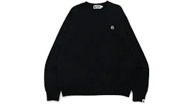 BAPE Ape Head One Point Relaxed Fit Crewneck Black