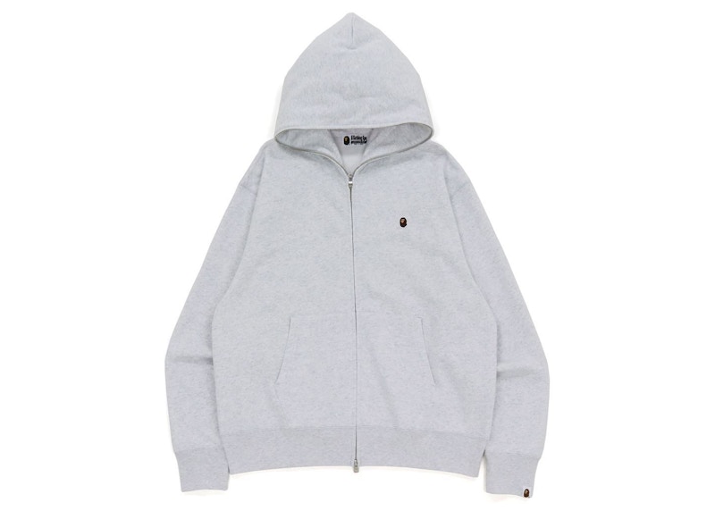 A・BATHING APE】bape logo zip hoodie - パーカー