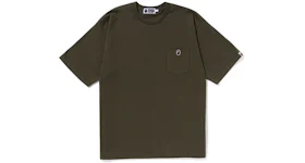 BAPE Ape Head One Point Relaxed Fit Pocket Tee (SS23) Olive Drab