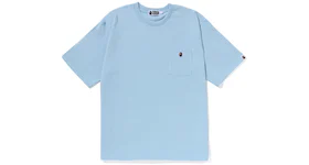 BAPE Ape Head One Point Relaxed Fit Pocket Tee (SS23) Sax