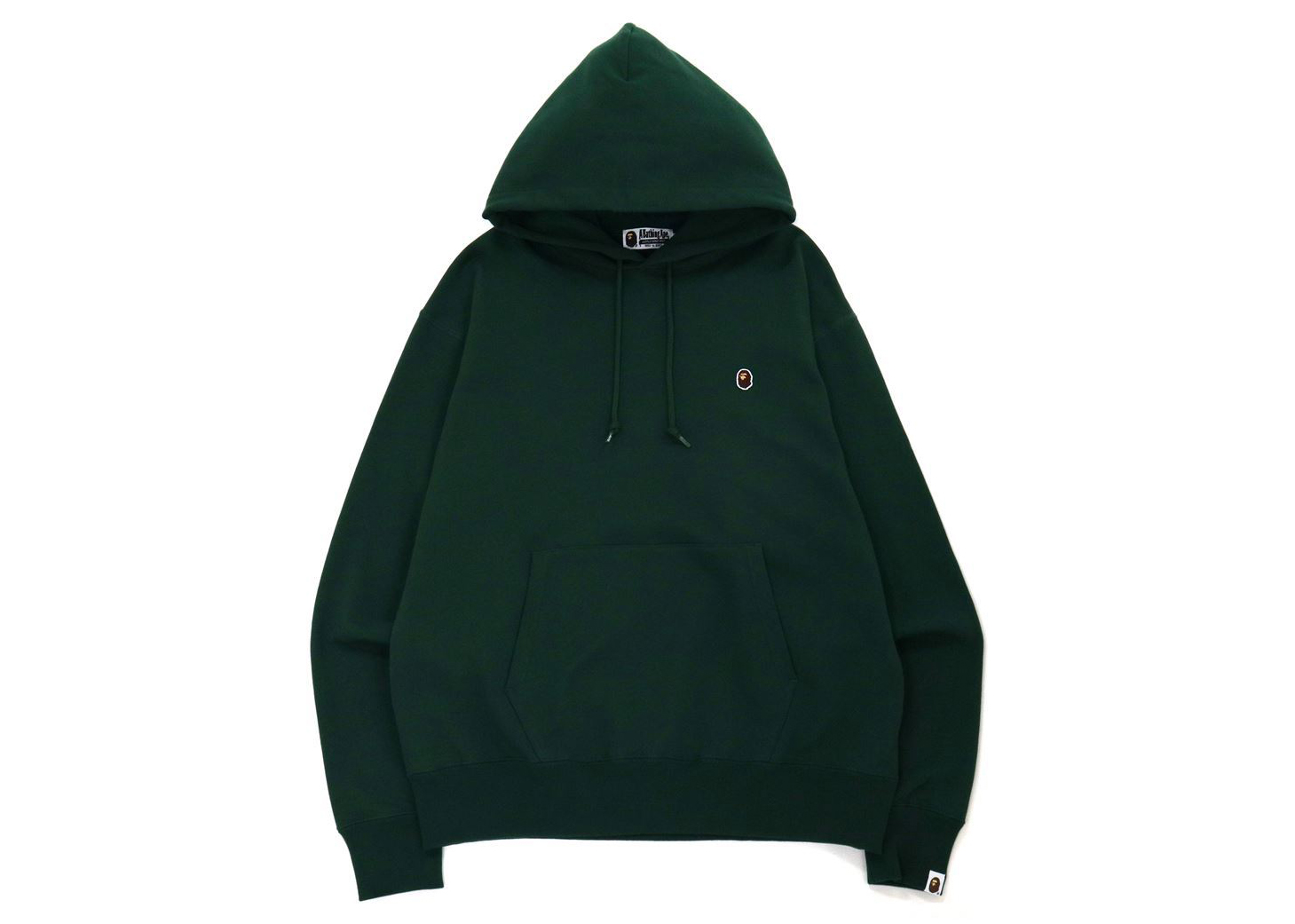 BAPE Ape Head One Point Relaxed Fit Pullover Hoodie Green