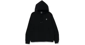 BAPE Ape Head One Point Relaxed Fit Pullover Hoodie (SS23) Black