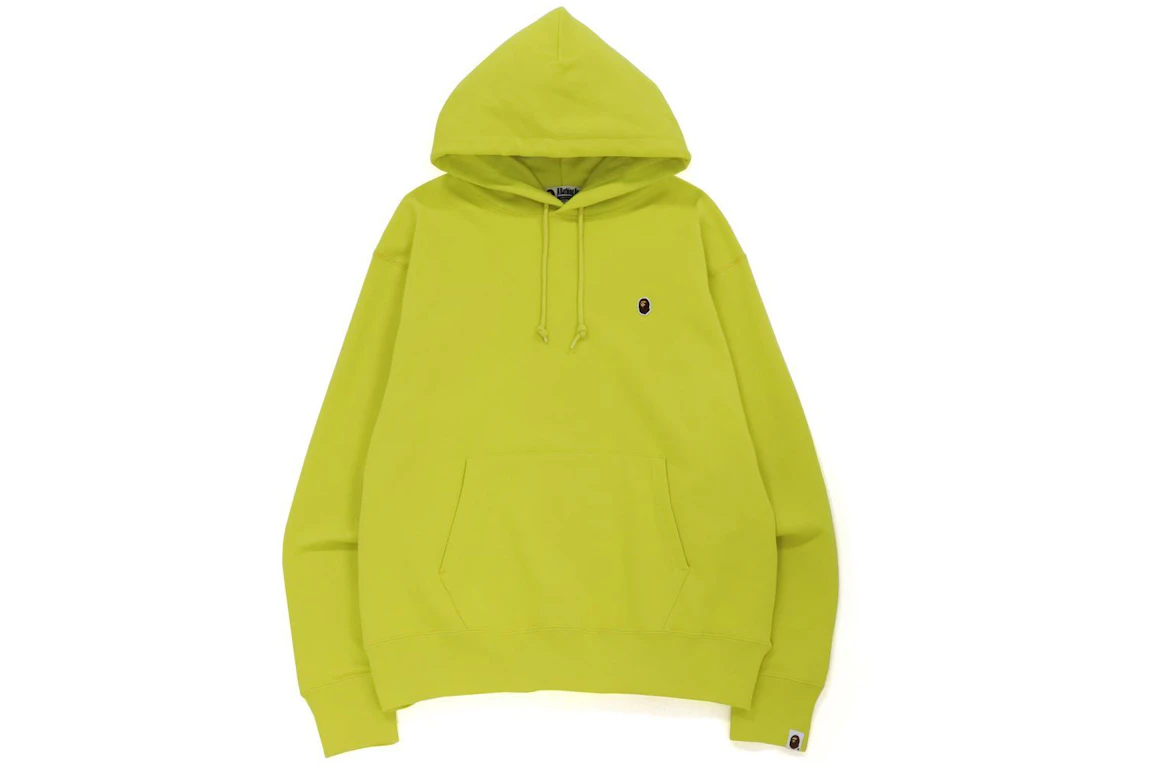 BAPE Ape Head One Point Relaxed Fit Pullover Hoodie Yellow