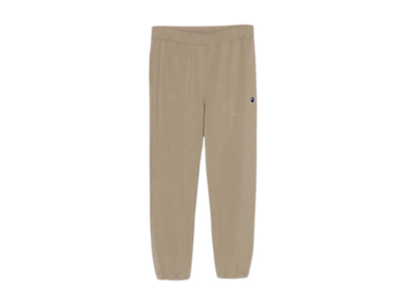 Pre-owned Bape Men's Ape Head One Point Sweat Pants In Beige