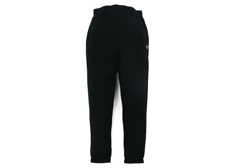 BAPE Ape Head One Point Sweat Pants (FW21) Black