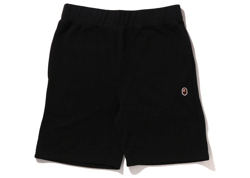 BAPE Ape Head One Point Sweat Short Black Men's - SS23 - US