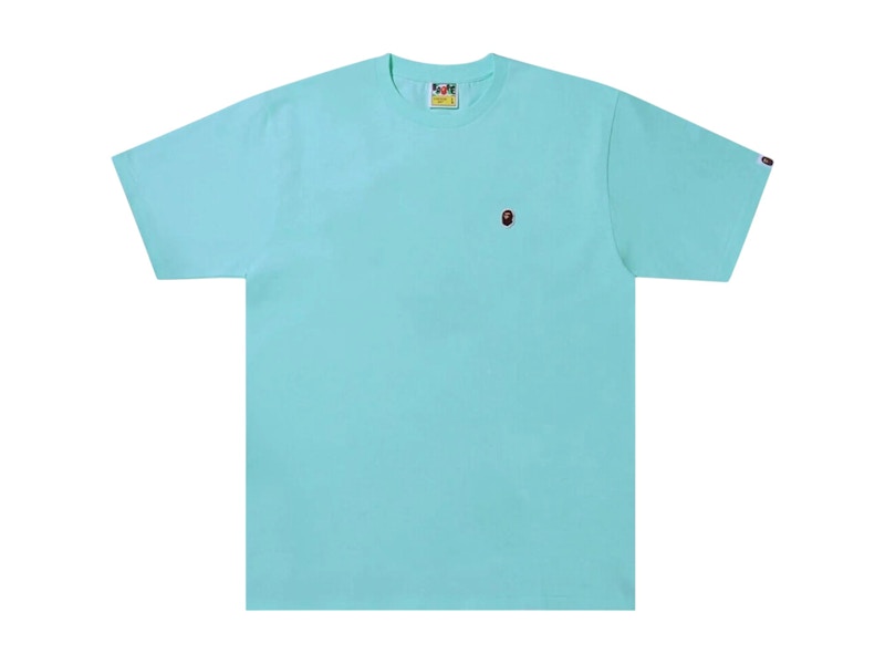 BAPE Ape Head One Point Tee Blue/Sax