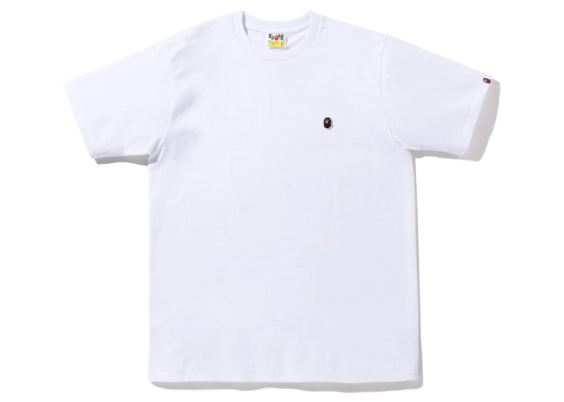 BAPE Ape Head One Point Tee (FW22) White Men's - FW22 - GB