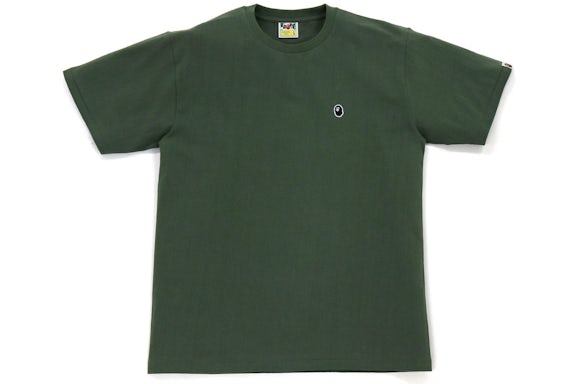 BAPE Tee-shirt One Point Ape Head (FW21) Olivedrab