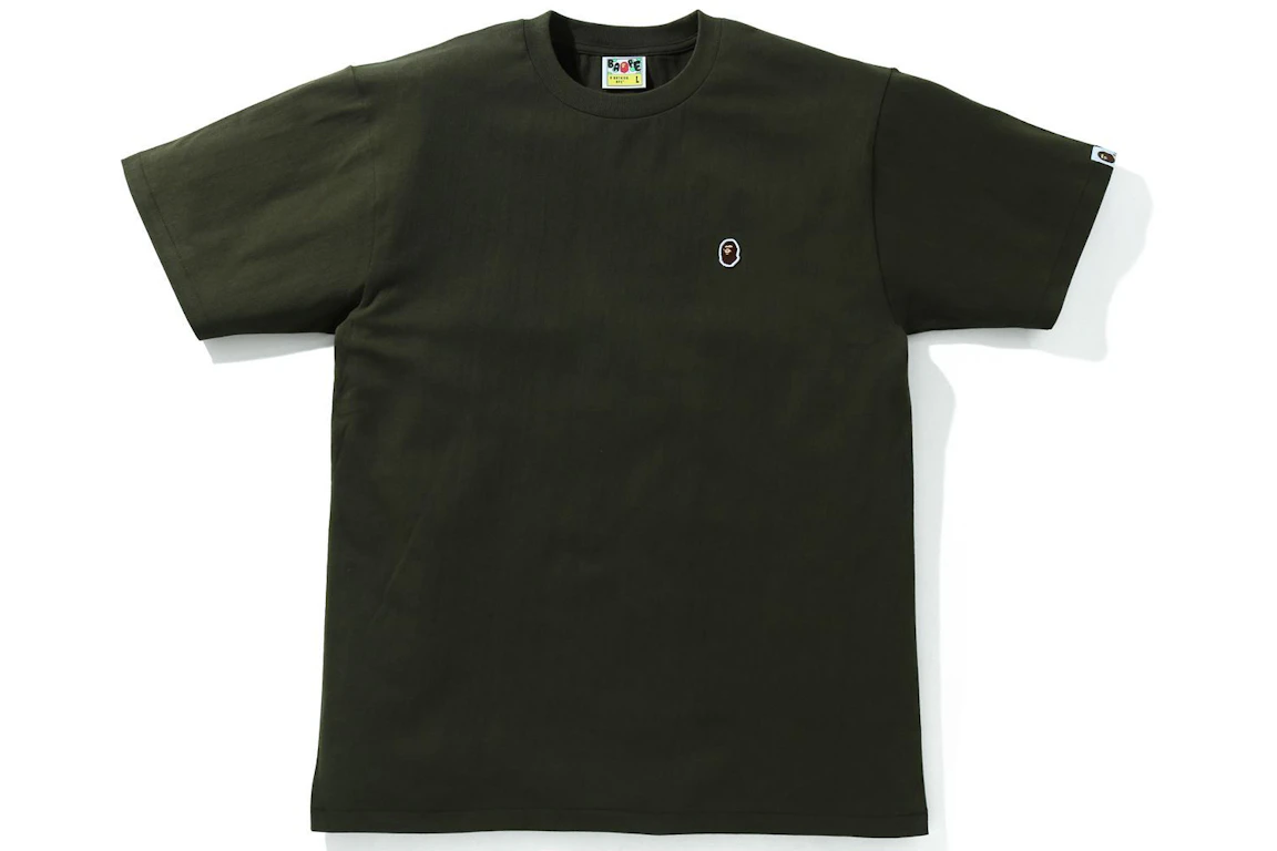 BAPE Ape Head One Point Tee (SS21) Olivedrab