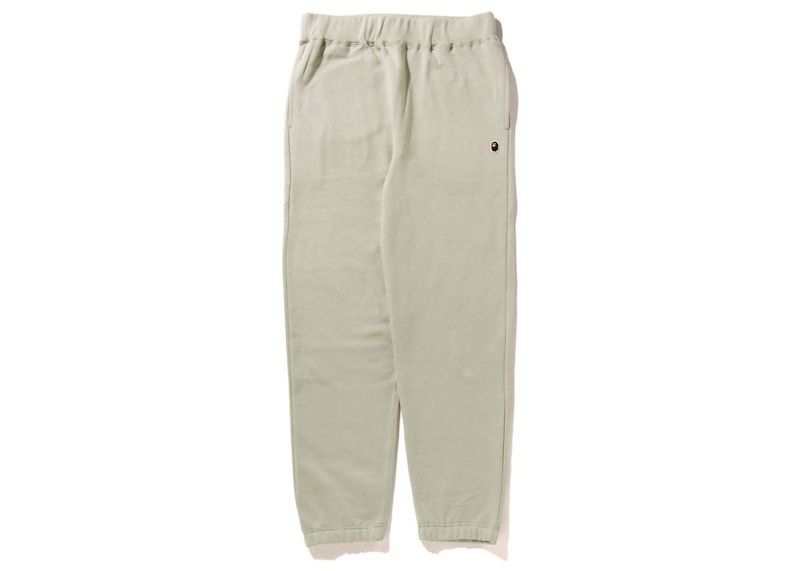 BAPE Ape Head One Point Wide Fit Sweatpants (SS23) Beige Men's