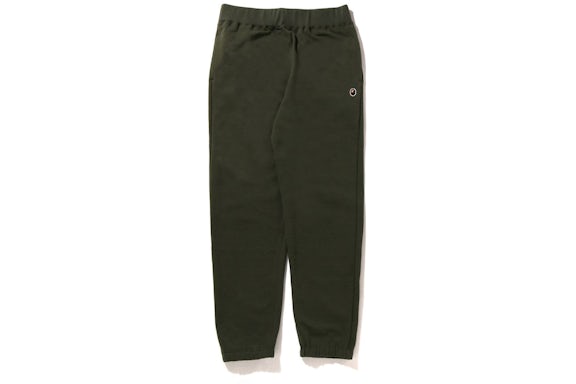 BAPE Ape Head One Point Wide Fit Sweatpants (SS23) Olive Drab