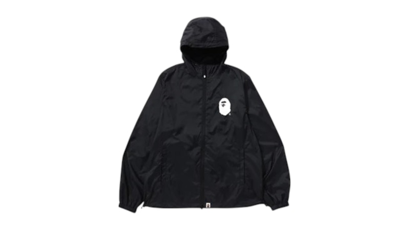 BAPE Ape Head Packable Jacket Black Men's - FW25 - US