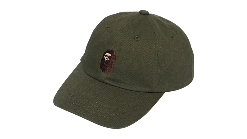 BAPE Ape Head Panel Cap (FW25) Olive Men's - FW25 - GB