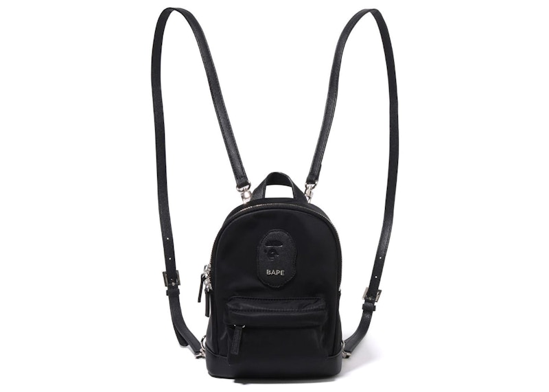 BAPE Ape Head Patch Mini Daypack Black SS23 JP