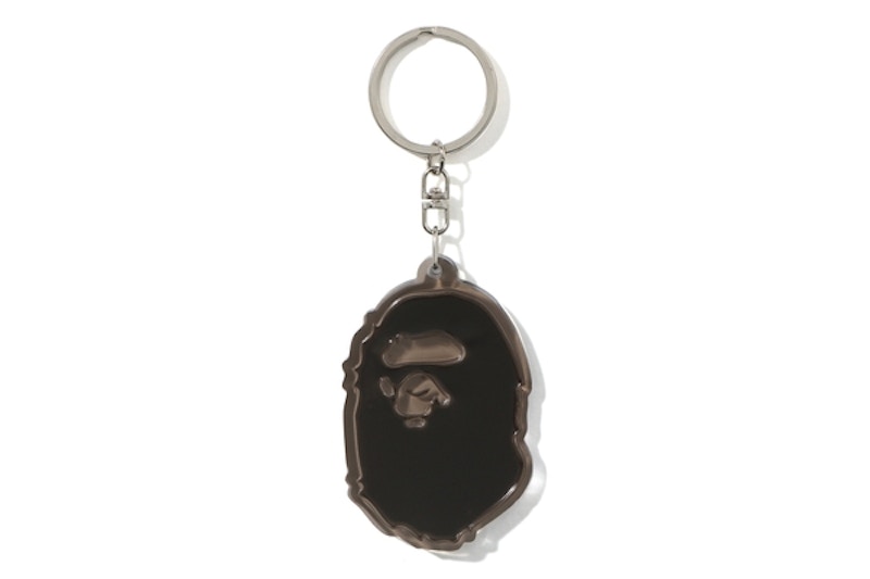 BAPE Ape Head Reflective Keychain Black - FW19 - US