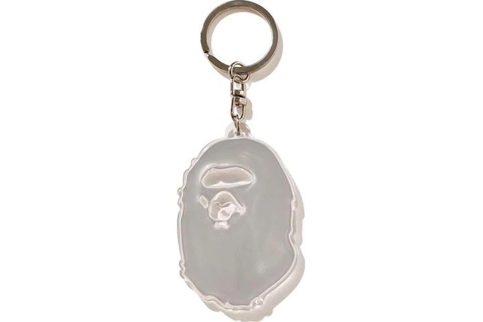 BAPE Ape Head Reflective Keychain (FW20) White