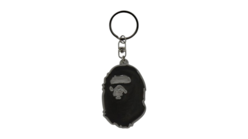BAPE Ape Head Reflective Keychain (FW26) Black