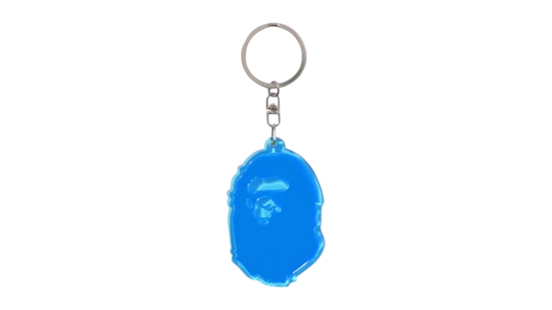 BAPE Ape Head Reflective Keychain (FW26) Blue