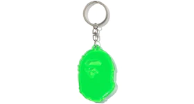 BAPE Ape Head Reflective Keychain Green