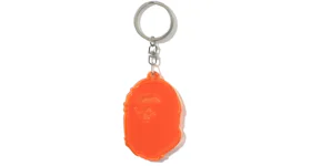 BAPE Ape Head Reflective Keychain Orange