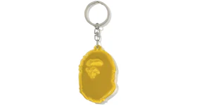 BAPE Ape Head Reflective Keychain Yellow