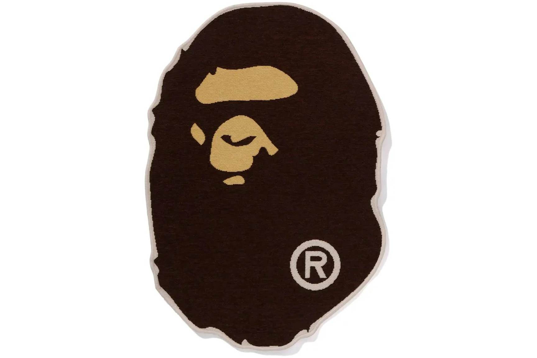 BAPE Ape Head Small Rug Brown Men's - SS24 - US