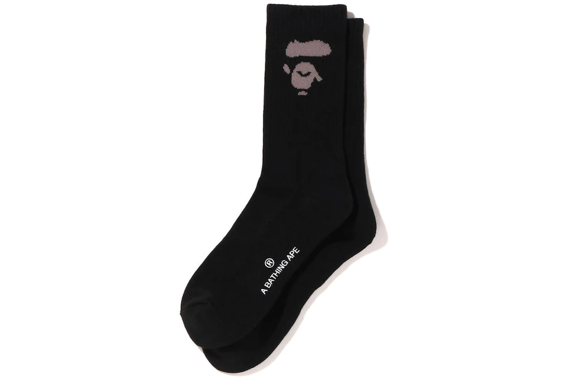 BAPE Ape Head Socks (FW22) Black