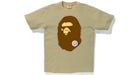 BAPE Ape Head T-Shirt (SS22) Beige