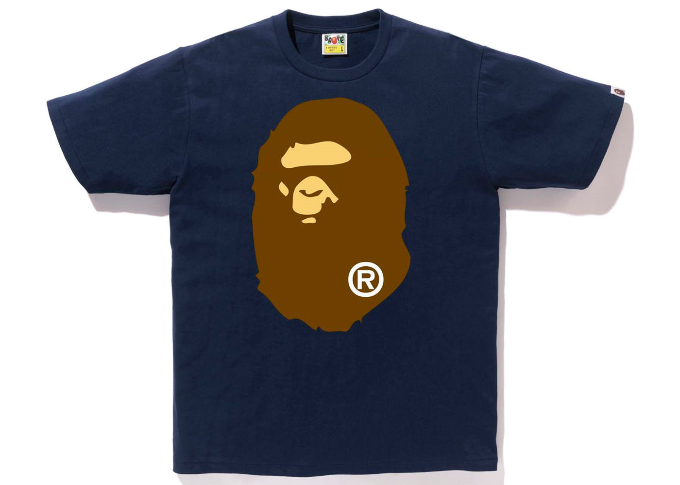 BAPE Ape Head Tee (SS22) Navy Men's - SS22 - US