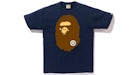 BAPE Ape Head T-Shirt (SS22) Marineblau