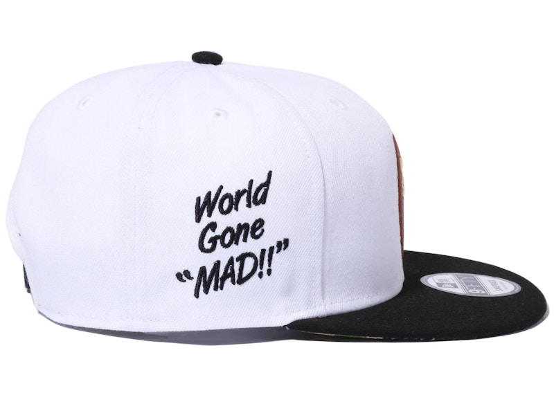 BAPE Ape Head World Gone Mad 9Fifty New Era Cap White - FW22 - US