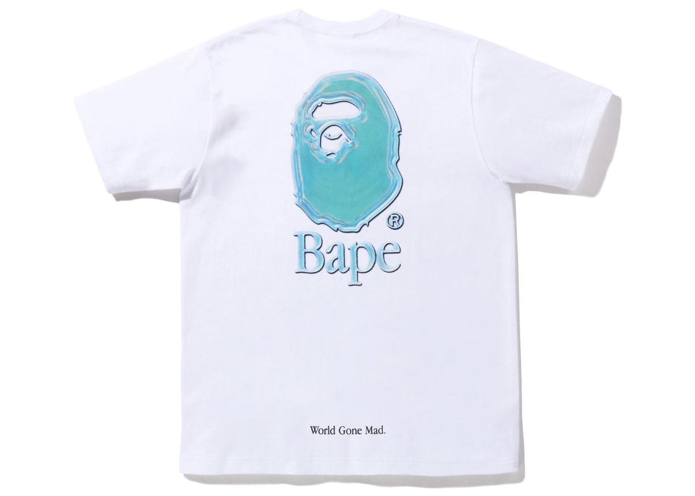 BAPE Aqua Ape Head Tee White メンズ - FW22 - JP