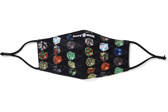 BAPE Archive Camo Pattern (Ladies) Mask Black Multi