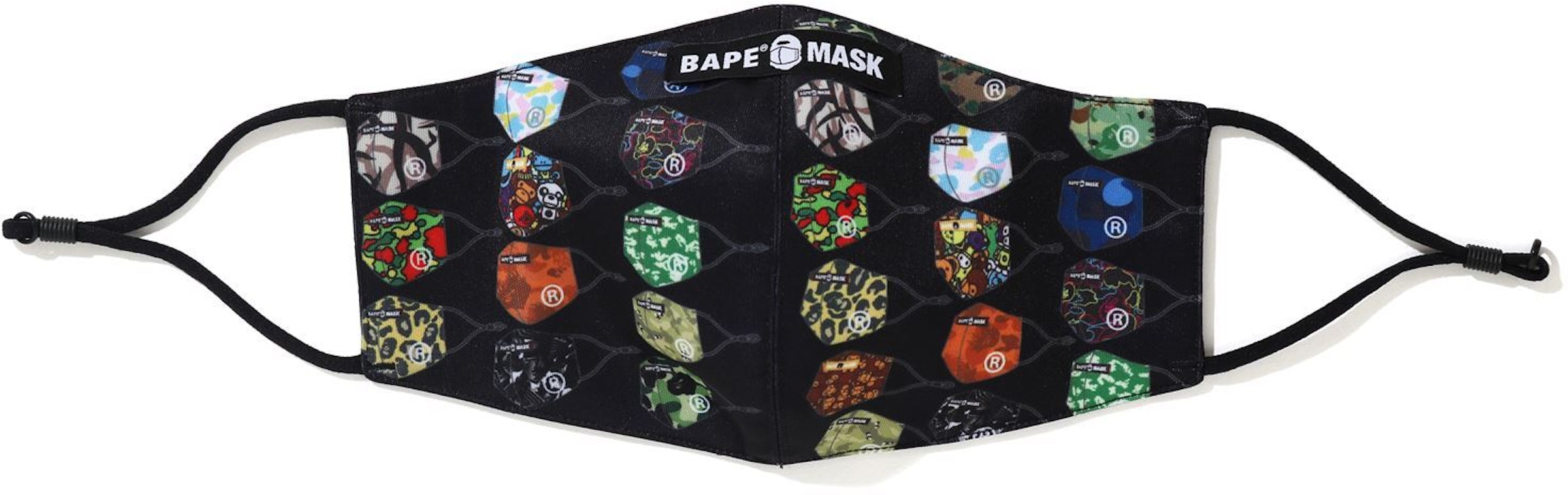 BAPE Face Mask / Cover - A Bathing Ape - Shark Mouth - Washable & Reusable
