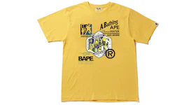 BAPE Archive Graphic #10 Tee Yellow
