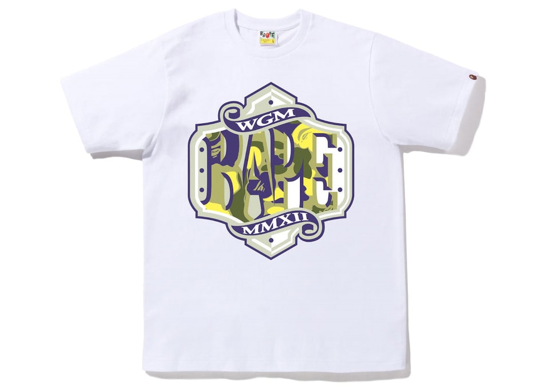 Pre-owned Bape Archive Graphic #11 Tee White