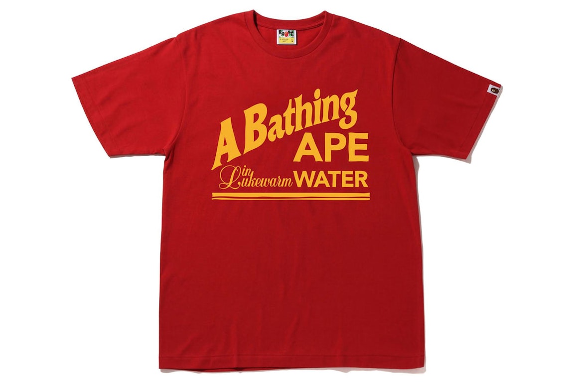Pre-owned Bape Archive Graphic #12 Tee Red
