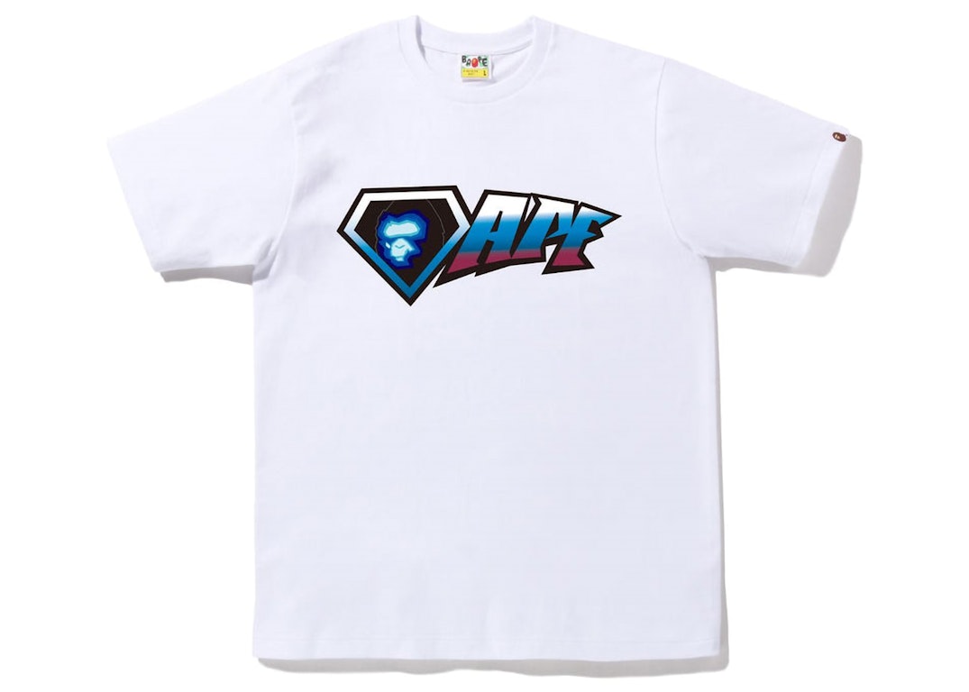 Pre-owned Bape Archive Graphic #9 Tee White