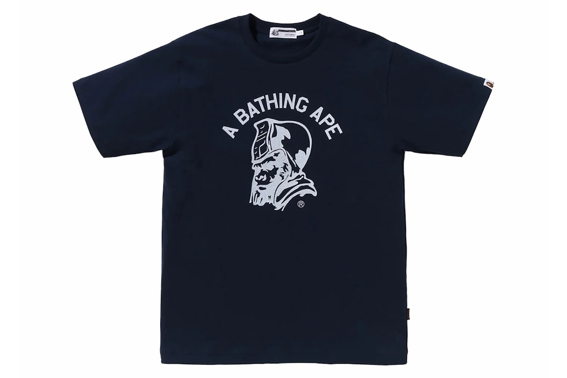 Pre-owned Bape Archive Graphic Tee Navy