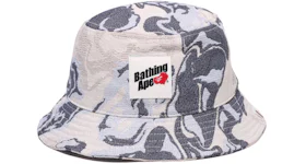 BAPE Art Camo Bucket Hat Blue