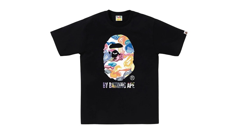 BAPE カモ柄　ゲームシャツ　a bathing ape A Bathing Ape Bape Zipper S/S Tee in Green Camo – Oneness