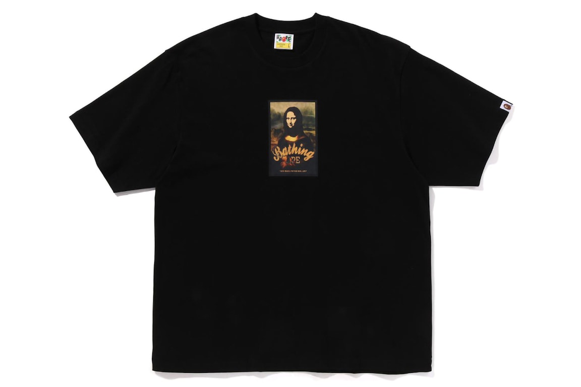 Pre-owned Bape Art Print Relaxed Fit Tee Black